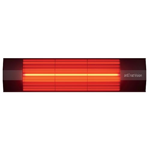Ardonat Halogen Black 2000W Duvar Tipi Isıtıcı