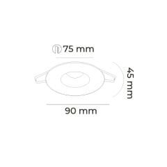 MOL4199 LOFT SERİSİ SIVA ALTI LED SPOT