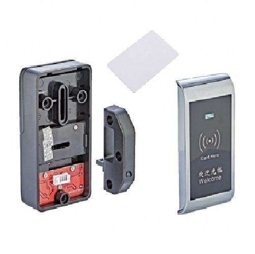 Dijital Şifreli ve Kartlı Dolap Kilidi ( Kart) 1,5 V Alkalin Pil