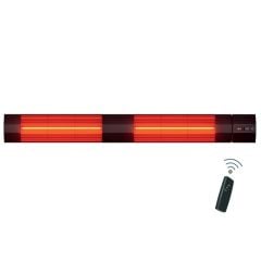 Ardonat Halogen Black Twin Pro 2000W+2000W=4000W 5 Kademeli Uzaktan Kumandalı Duvar Tipi Isıtıcı