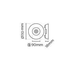 MOL1680SN FERRO SERİSİ SIVA ALTI LED SPOT