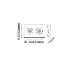 MOL1682SN FERRO SERİSİ SIVA ALTI LED SPOT