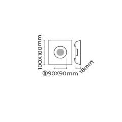 MOL1681BB FERRO SERİSİ SIVA ALTI LED SPOT