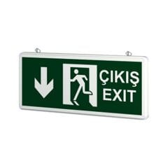Ycl Çıkış (Exit) Aşağı OK Çıft Yönlü 3W/3LED YAC-910
