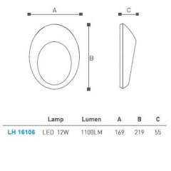 Led Duvar Aplik Lh-16106