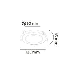 MOL4197 KEOPS SERİSİ SIVA ALTI LED SPOT