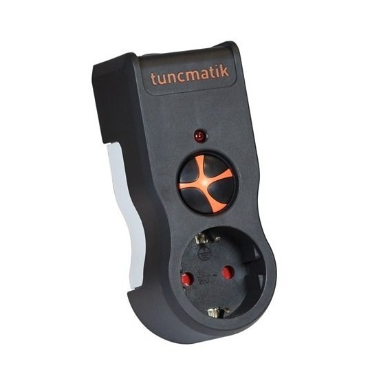 Tunçmatik Tsk19020 Tekli Akım Korumalı Priz - Siyah