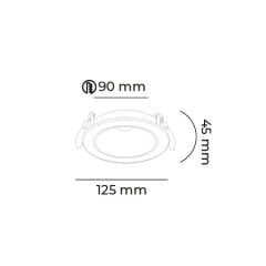 MOL4196 KEOPS SERİSİ SIVA ALTI LED SPOT