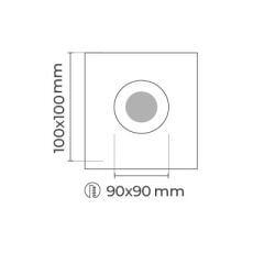 MOL4160 KEOPS SERİSİ SIVA ALTI LED SPOT