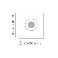 MOL4163 KEOPS SERİSİ SIVA ALTI LED SPOT