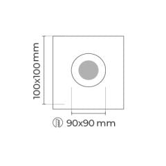 MOL4162 KEOPS SERİSİ SIVA ALTI LED SPOT