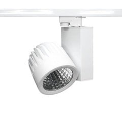 Lamptıme 40W Beyaz Gövde Trıfaze Ray Spot 3000K Sarı Işık