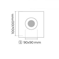 MOL4148 KEOPS SERİSİ SIVA ALTI LED SPOT