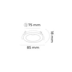 MOL4133 KEOPS SERİSİ SIVA ALTI LED SPOT