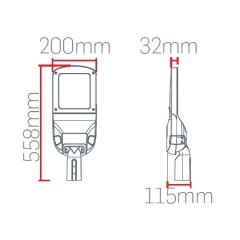 Lamptıme 801307 Yol Ve Cadde Arm. Skl3 60W 3000K Sarı Işık