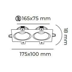 MOL4152 KEOPS SERİSİ SIVA ALTI LED SPOT