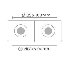 MOL4158 KEOPS SERİSİ SIVA ALTI LED SPOT