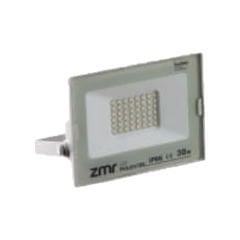 Zmr 30W Slım Led Projektör Beyaz Kasa