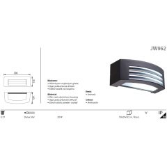 Jupıter Jw962 Bahçe Aplık Antrasıt
