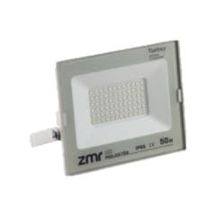 Zmr 50W Slım Led Projektör Beyaz Kasa