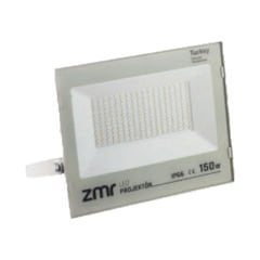 Zmr 150W Slım Led Projektör Beyaz Kasa