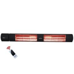 Hottable Classıc Plus Duvar Tipi Infrared Isıtıcı 4000W Uzaktan Kumandalı 5 Kademe Isı Ayarlı Siyah