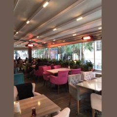 Hottable Classıc Plus Duvar Tipi Infrared Isıtıcı 4000W Uzaktan Kumandalı 5 Kademe Isı Ayarlı Siyah