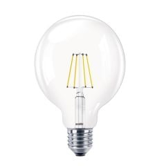 Ecolıte Vıntage Globe 12W Led Vıntage Şeffaf Globe G95 Ampul 1521 Lümen 25.000 H 4000K Ilık Beyaz