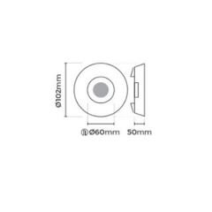 MOL563 DEKORATİF GU10 DUYLU CAM SPOT