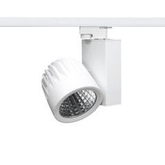 Lamptıme 30W Beyaz Gövde Monofaze Ray Spot 3000K Sarı Işık