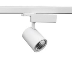 Lamptıme 15W Beyaz Gövde Trıfaze Ray Spot 3000K Sarı Işık
