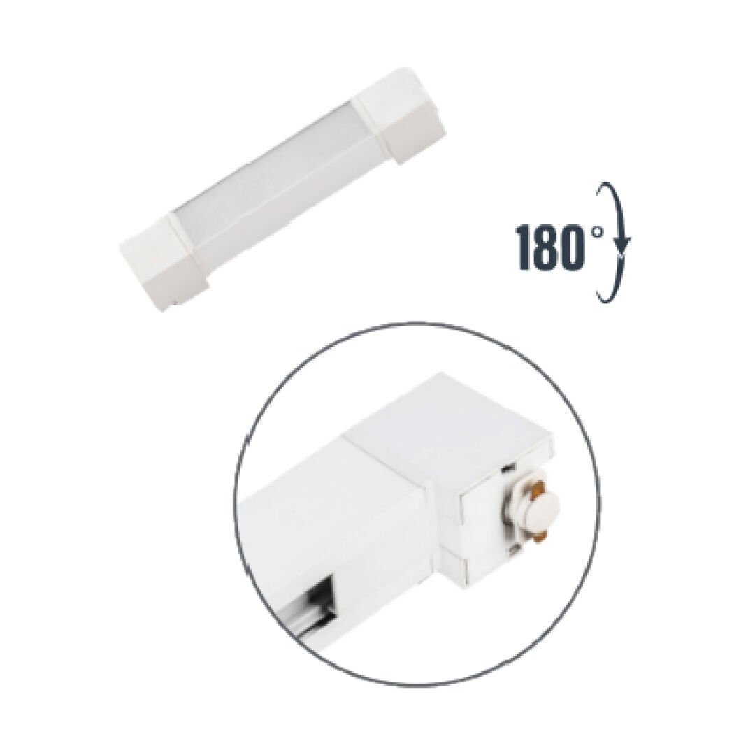 Zmr 10W Beyaz Kasa Opak Lıneer Ray Spot