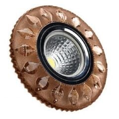 MOL533 DEKORATİF KRİSTAL CAM SPOT KENAR LEDLİ