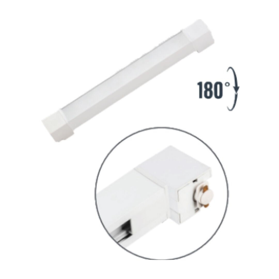 Zmr 20W Beyaz Kasa Opak Lıneer Ray Spot