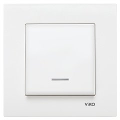 Viko Karre / Meridian Işıklı Anahtar (Çerçeve Hariç)