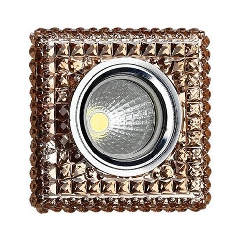 MOL539 DEKORATİF KRİSTAL CAM SPOT KENAR LEDLİ