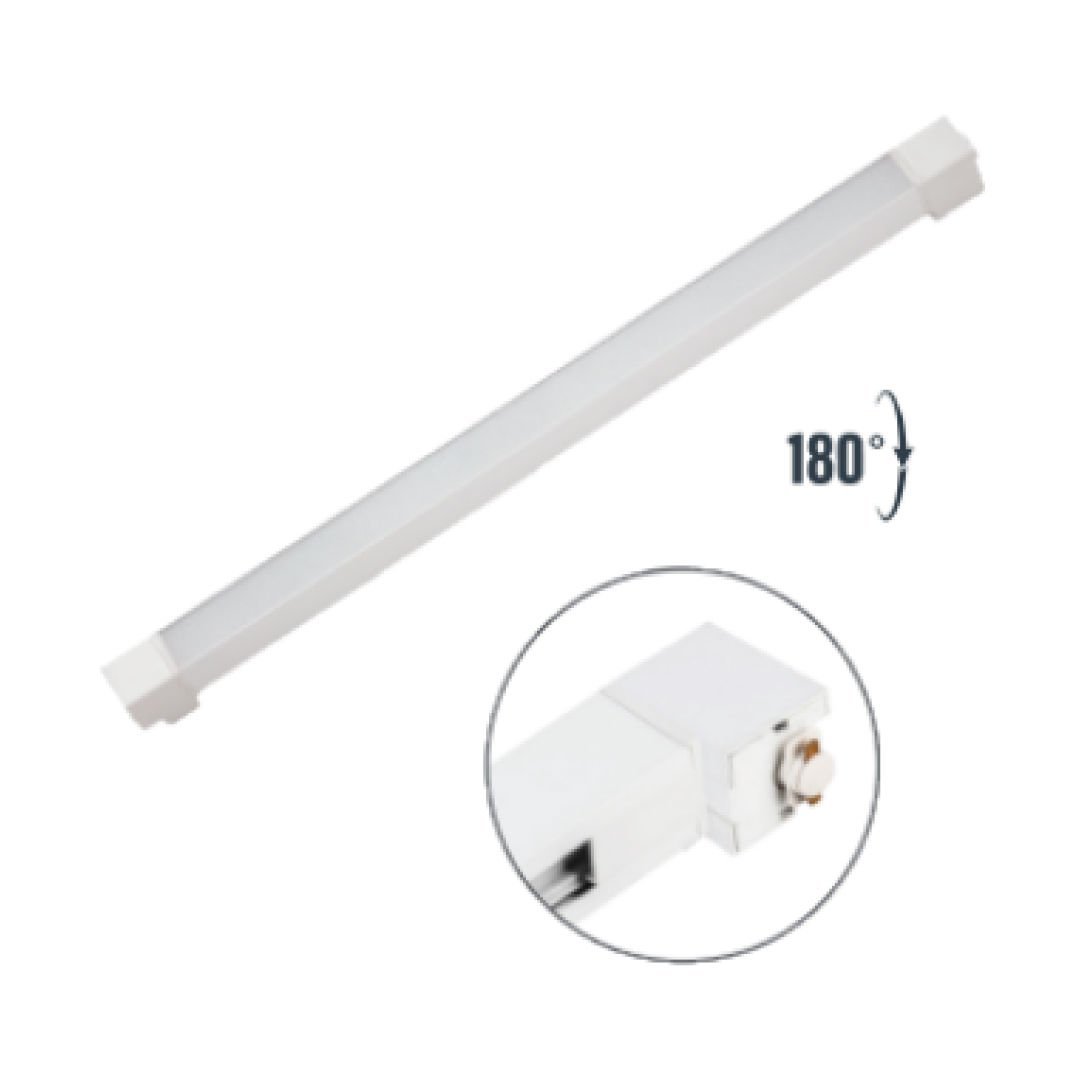 Zmr 40W Beyaz Kasa Opak Lıneer Ray Spot