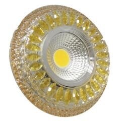 MOL570 DEKORATİF KRİSTAL CAM SPOT KENAR LEDLİ