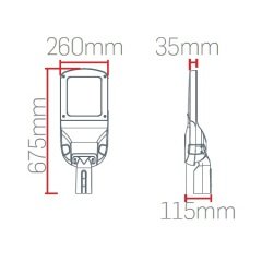 Lamptıme 801603 Yol Ve Cadde Arm. Skl5 200W 6500K Beyaz Işık
