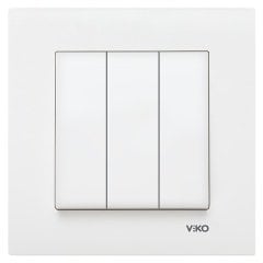 Viko Karre / Meridian Üçlü Anahtar (Çerçeve Hariç)