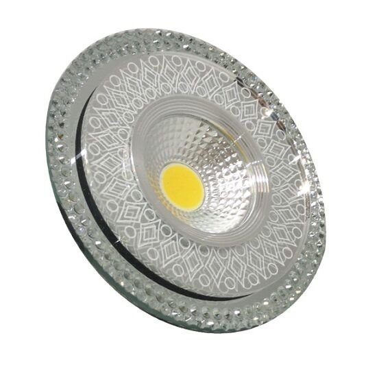 MOL574 DEKORATİF KRİSTAL CAM SPOT KENAR LEDLİ