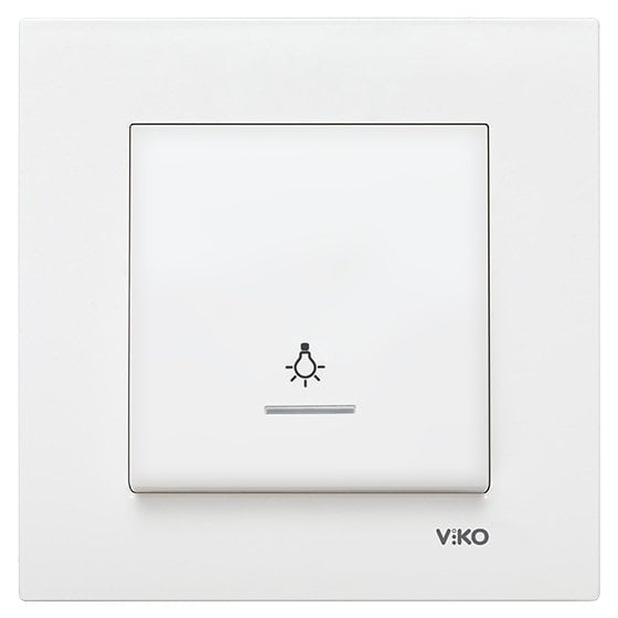 Viko Karre / Meridian Işıklı Light Anahtarı (Çerçeve Hariç)