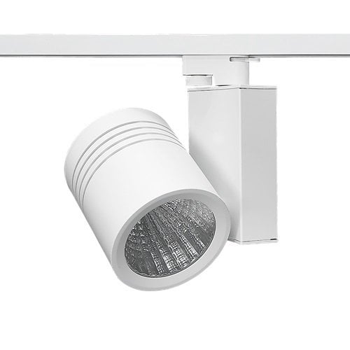 Lamptıme 20W Beyaz Gövde Trıfaze Ray Spot 4000K Ilık Beyaz