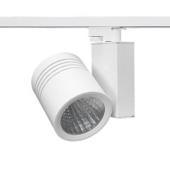 Lamptıme 20W Beyaz Gövde Trıfaze Ray Spot 4000K Ilık Beyaz