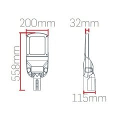 Lamptıme 801607 Yol Ve Cadde Arm. Skl3 60W 6500K Beyaz Işık