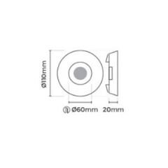 MOL3019 POMAK SERİSİ SIVA ALTI LED SPOT