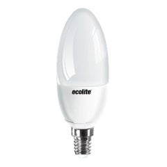 Ecolıte Candle 5W Led Soft Mum Ampul 470 Lümen 25.000 H 4000K Ilık Beyaz
