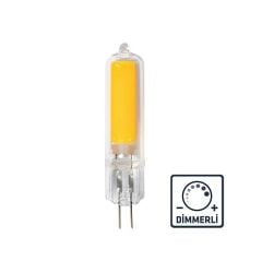Heka Cob Led Bulb G4 220V 3W 3000K Dımmer