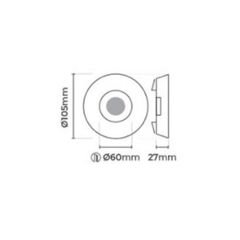 MOL3048 POMAK SERİSİ SIVA ALTI LED SPOT