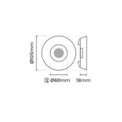 MOL3015 POMAK SERİSİ SIVA ALTI LED SPOT